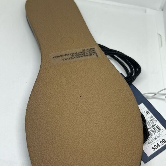 Universal Thread Women's Aura Two Band Slide Sandals Size 8 - Picture 5 of 5